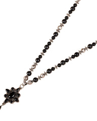 Aamira Onyx Silver Necklace