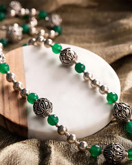 Eesha Green Onyx Necklace