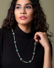 Eesha Green Onyx Necklace