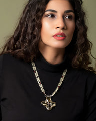 Laboni Lemon quartz Necklace