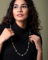 Eesha Green Onyx Necklace