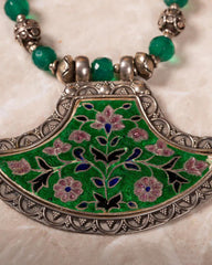 Farhat Green Onyx Necklace
