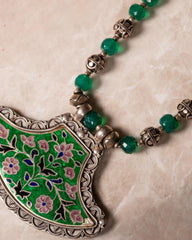 Farhat Green Onyx Necklace