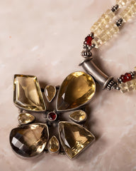 Laboni Lemon quartz Necklace