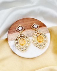 Nysa Earrings - Yellow