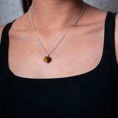 "HEART" Healing Pendant : Tiger Eye