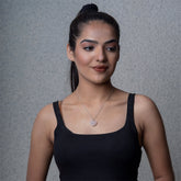 "HEART" Healing Pendant : Natural Rose Quartz (White)