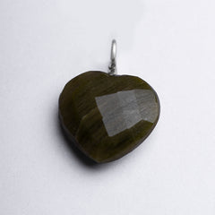 "HEART" Healing Pendant : Green Zed