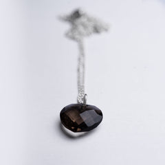 "HEART" Healing Pendant : Smoky Quartz