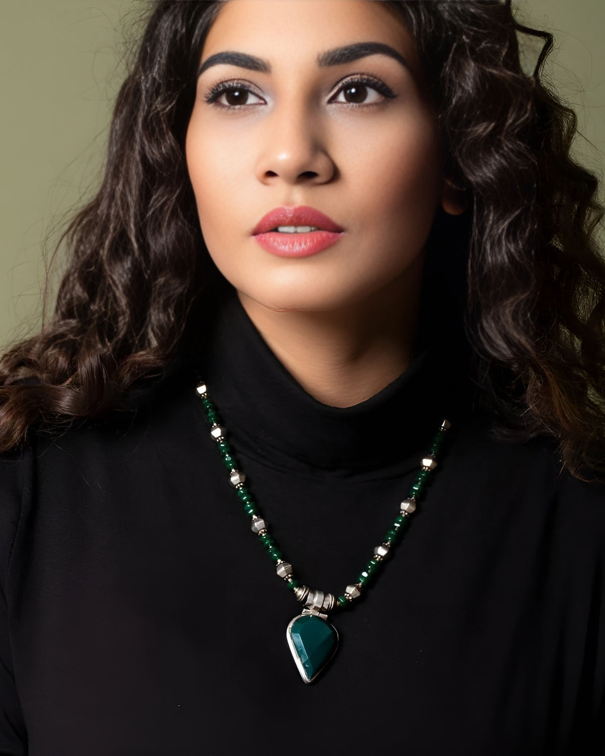 Parni Green Onyx Necklace