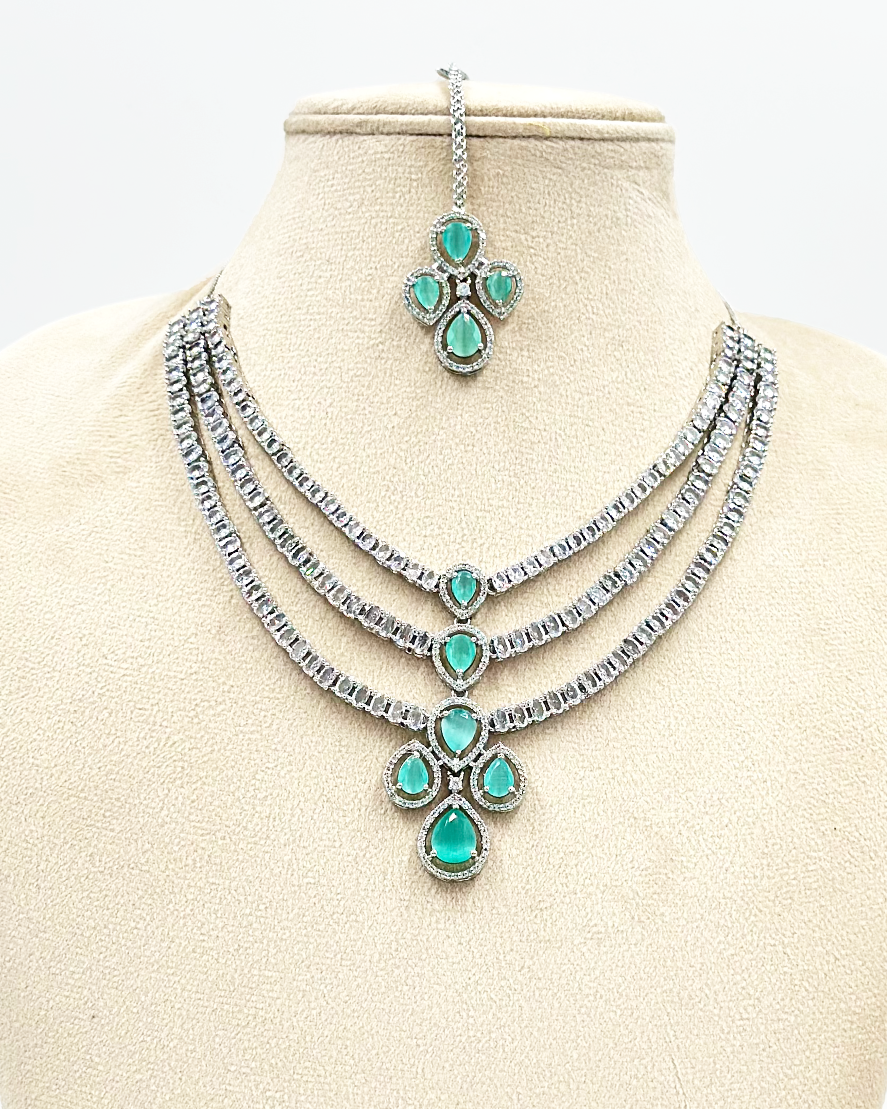 Ayesha Necklace - Green