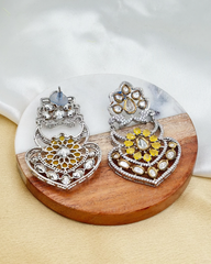 Alisha Earrings - Ochre Yellow