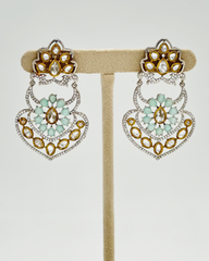 Alisha Earrings - Mint Green