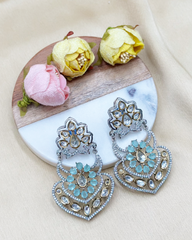 Alisha Earrings - Mint Green