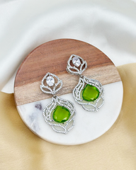 Sheesha Earrings - Green