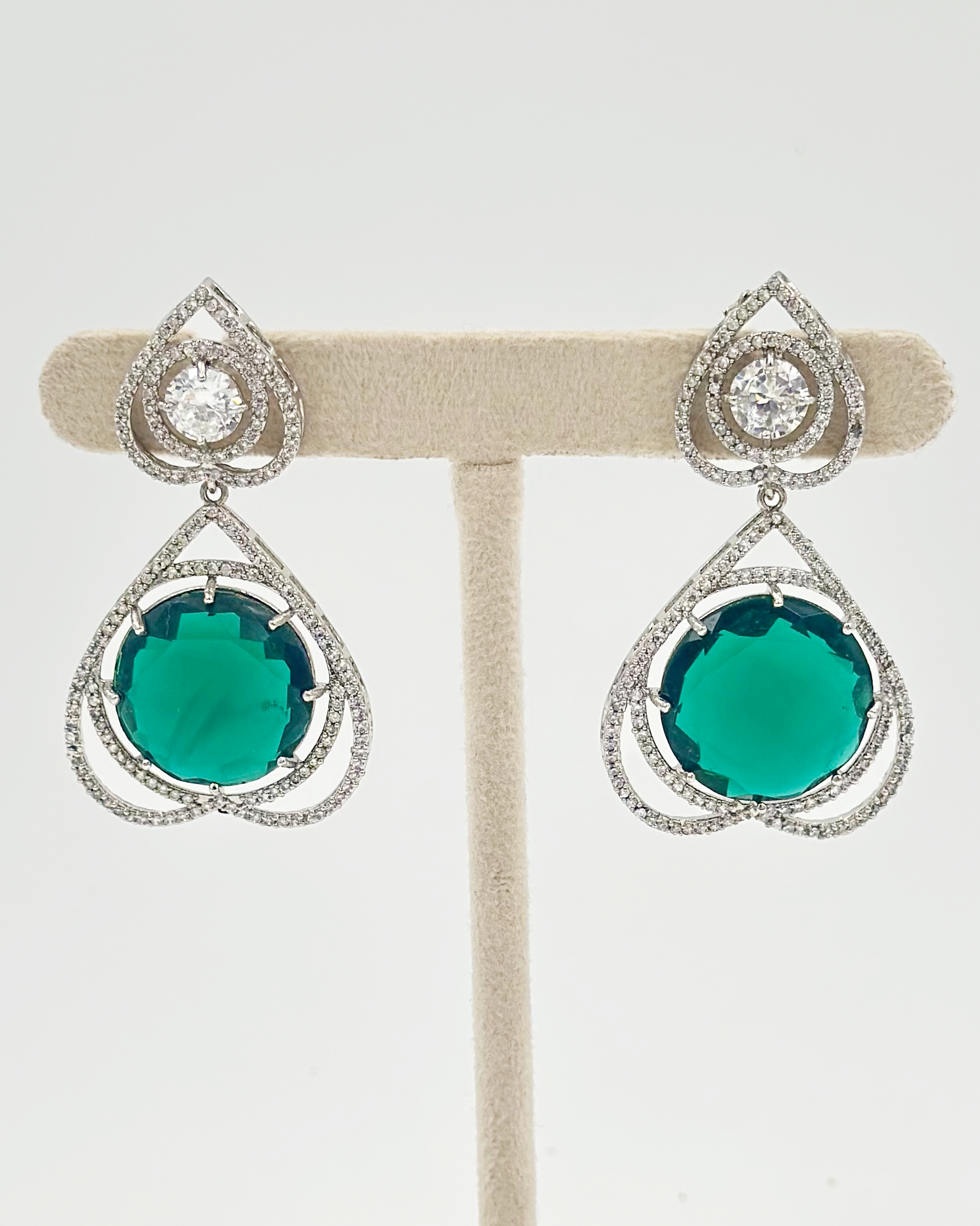 Zuba Earrings - Green