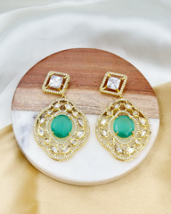 Nysa Earrings - Light Green