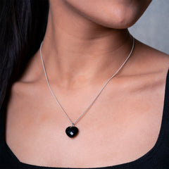 "HEART" Healing Pendant : Black Onyx